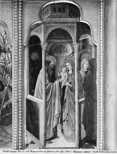 Cycle of the Life of the Virgin, Presentation of Jesus at the Temple, c.1445 by Giovanni Francesco da Rimini